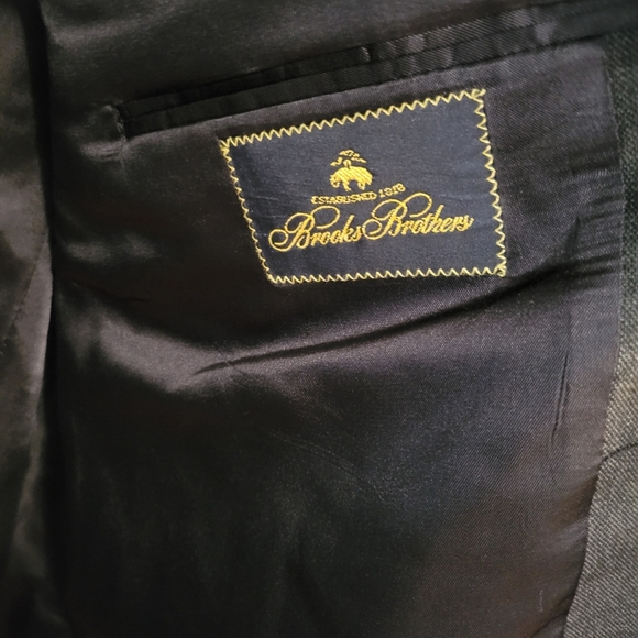 Brooks Brothers Men's Formal Gray Preppy Blazer Jacket. Size 46R Old Money - Picture 4 of 7